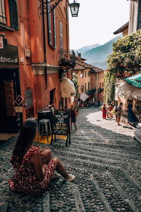 bellagio italy alley Como Lake Italy, Northern Italy Travel, Lecco Italy, Southern Italy Travel, Italy Como, Bellagio Italy, Lake Aesthetic, Italy Vibes, Como Lake