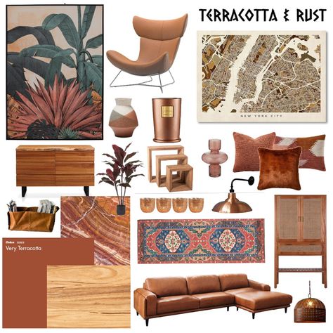 Rust Interior, Design Mood Board, Light Hardwood Floors, Lawn Ornaments, Brass Wall Light, Doors And Hardware, Bathroom Taps, Interior Design Mood Board, Bathroom Storage Cabinet