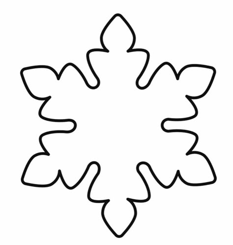 Snowflake Stencil Cutout, Snowflake Cut Outs, Snow Flakes Printable Frozen, Winter Decorations For School, Frozen Snowflakes Printable, Snowflake Template Printable Free, Frozen Baby Shower, Snow Flake Pattern, Snowflake Outline