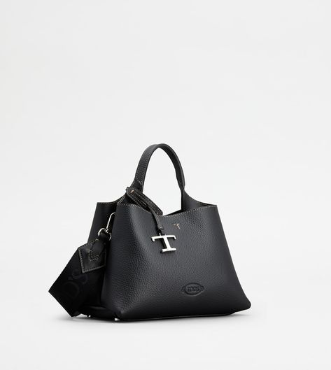 Tods Bag, Micro Bags, Timeless Bags, Timeless Accessories, Handbags Online, Soft Natural, Black Bag, Leather Items, Leather Mini