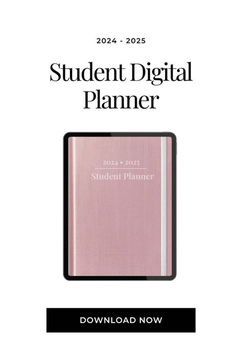 ipad planner template free Planners 2024, Digital Student Planner, Planner For Goodnotes, Planner Writing, Planner Setup, Creative Planner, Daily Planner Pages, Perfect Planner, School Planner