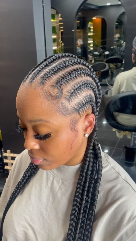 10 Cornrow Braids, Easy Straight Back Braids, 20 Stitch Braids Straight Back, Stitched Cornrows, 10 Cornrows, 8-10 Stitch Braids, Stitch Straight Back Braids, 20 Straight Back Braids, Braided Hairstyles Straight Back