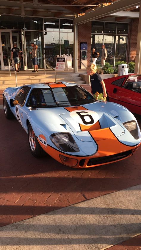 Ford GT40 at Cars and Coffee 2018 Ford Gt Gulf, Stories Videos, Ford Lincoln Mercury, Inspirational Poems, Old Race Cars, Custom Muscle Cars, Ford Gt40, Cars And Coffee, Car Center