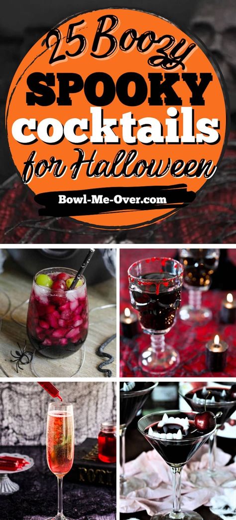 Easy Halloween Cocktails, Fun Halloween Drinks, Spooky Cocktails, Halloween Themed Drinks, Halloween Party Drinks, Halloween Drinks Alcohol, Halloween Punch, Halloween Cocktail, Halloween Party Dinner