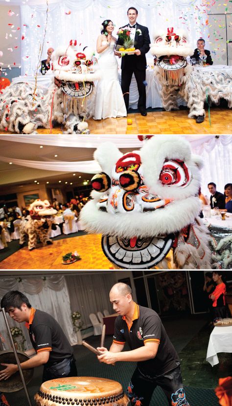 Definitely having a dragon/lion dance on the wedding day Chinese Lion Dance, Chinese Lion, Vietnamese Wedding, Lion Dance, 2022 Wedding, June Wedding, Wedding 2024, Chinese Wedding, Chinese Dragon