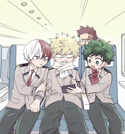 Bakugo Todoroki, Three Musketeers, Hottest Anime Characters, My Hero Academia Shouto, Big Three, Boku No Hero Academia Funny, Arte Sketchbook, My Hero Academia Episodes, Hero Academia Characters