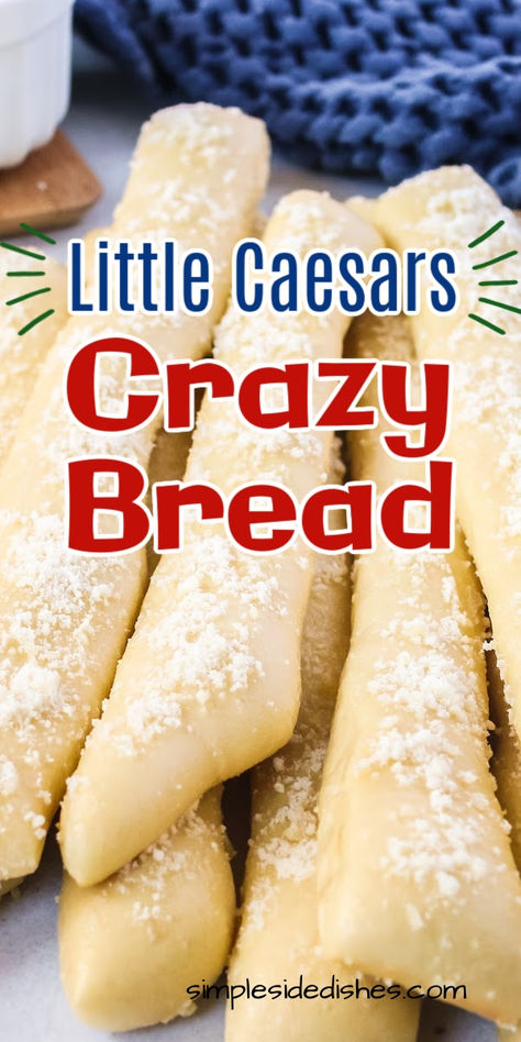 This Little Caesar’s crazy bread recipe is a great side dish that the entire family will love no matter when you serve it. #numstheword #crazybreadlittlecaesars #littlecaesarscrazybread #crazybread #crazybreadrecipe #lilcaesarscrazybread #littlecaesarcrazybread #littlecaesarscrazybreadrecipe Crazy Pizza Crust Recipe, Easy Food To Make When Sick, Pizza Hut Breadsticks Recipe, Little Ceasers Crazy Bread, Little Caesars Crazy Bread Recipe, Little Caesars Crazy Bread, Crazy Bread Recipe, Pizza Breadsticks, Crazy Bread