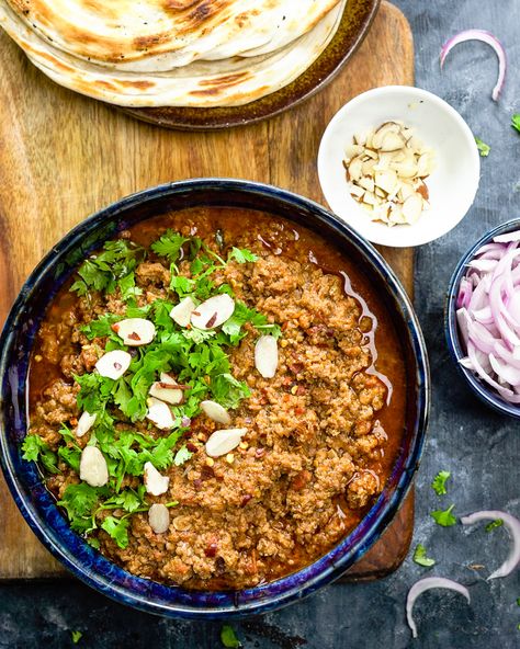 Mutton Keema Recipes Indian, Lamb Curry Instant Pot, Instant Pot Keema Aloo, Lamb Keema Curry, Pakistani Foods, Cape Malay Lamb Curry, Mutton Keema, Goat Curry, Keema Recipe