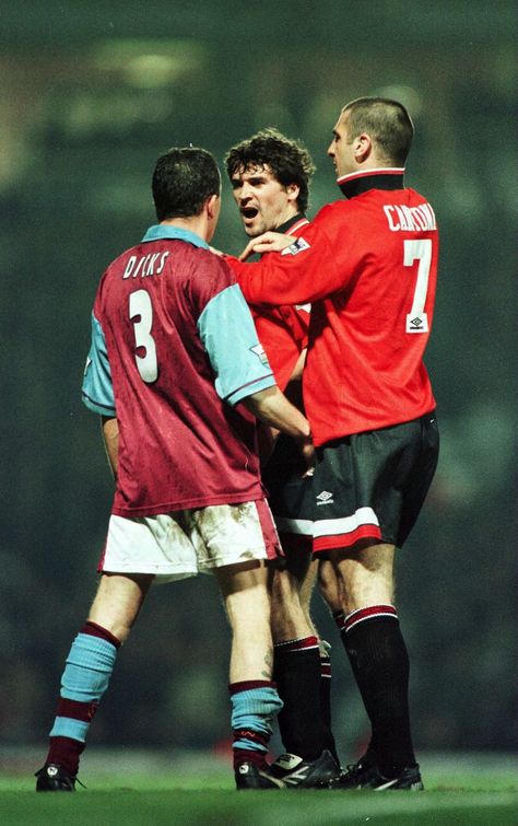 Eric Cantona's French evolution - Official Manchester United Website Roy Keane, West Ham United Fc, Eric Cantona, Soccer Photography, Manchester United Legends, Manchester United Players, Manchester United Football Club, Classic Football Shirts, Premier League Champions