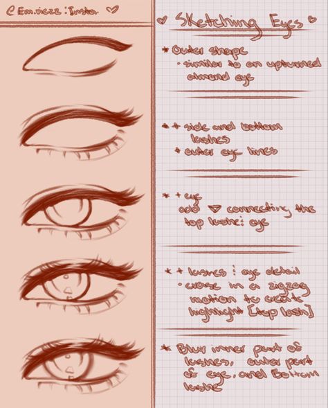 Cute Semi Realistic Art Style, How To Draw Semi Realistic Face Digital, Drawing Inspo People Realistic, Semi Realistic Eyes Tutorials Pencil, How To Draw Semi Realism Digital, Semi Realistic Anime Art Tutorial Eye, How To Draw A Semi Realistic Eye, Semi Realistic Drawing Eye Tutorial, Semi Realism Anime Sketch