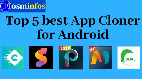 Download the top 5 best app cloner for Android to start cloning your favourite apps and enjoy multiple accounts on your android phone . Android Phone Hacks Apps, Interesting Apps For Android, Ring Tones Free For Android, How To Unlock Any Android Phone, Best Vpn Android, Multiple Accounts, Social Networking Apps, How To Network Unlock Any Android Phone, Android Phone Hacks