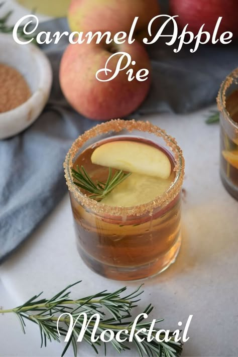 Christmas Drinks Nonalcoholic, Christmas Drinks Alcohol Recipes, Christmas Drinks Alcohol, Apple Cider Caramels, Thanksgiving Drinks, Caramel Apple Pie, Fall Drinks, Mocktail Recipe, Drinks Alcohol Recipes