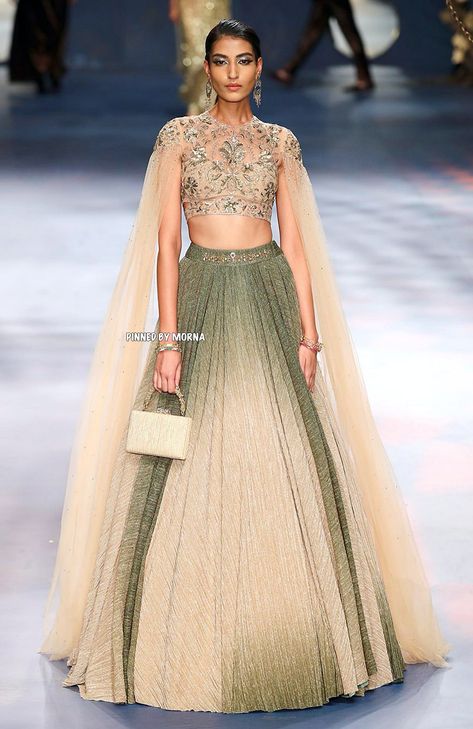 Tarun Tahiliani - Lakme FW 2023 Lakme Fashion Week 2024 Indian, Tarun Tahiliani Lehenga, Lehenga Gown, Lehenga Designs Simple, Anarkali Dress Pattern, Indian Bridal Lehenga, Pakistani Wedding Outfits, Stylish Fall Outfits, Traditional Indian Outfits