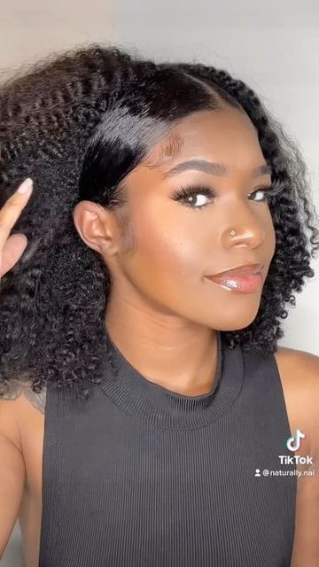 Slick Back Wash And Go, Wash And Go Natural Hairstyles, Wash N Go Hairstyles, Hair Gell, Wash N Go, Wash And Go, Slick Hairstyles, Going Natural, Natural Hair Journey