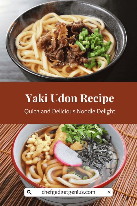 Yaki udon noodles, stir-fried udon, Japanese udon recipe, easy yaki udon, homemade yaki udon, udon noodle stir-fry, Japanese dinner recipes, quick udon recipes, flavorful udon dishes, udon stir-fry recipe Yaki Udon Recipe, Fried Udon, Udon Recipe, Udon Soup, Yaki Udon, Miso Soup Recipe, Meatball Maker, Udon Noodle, New Dinner