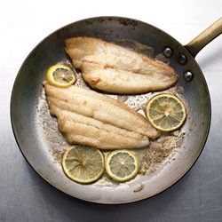 Sauteed Fish Recipes, Fast Pasta Recipes, Sauteed Fish, Sole Recipes, Flounder Recipes, Citrus Fish, White Fish Recipes, Broiled Salmon, Martha Stewart Recipes