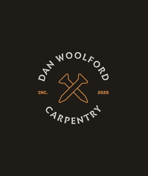 Rugged Logo Design Inspiration, Carpenter Logo Design Ideas, Logo Design Construction Company, Construction Logos Ideas, Handyman Branding, Carpentry Branding, Carpentry Logo Design, Construction Business Logo, Carpentry Logos