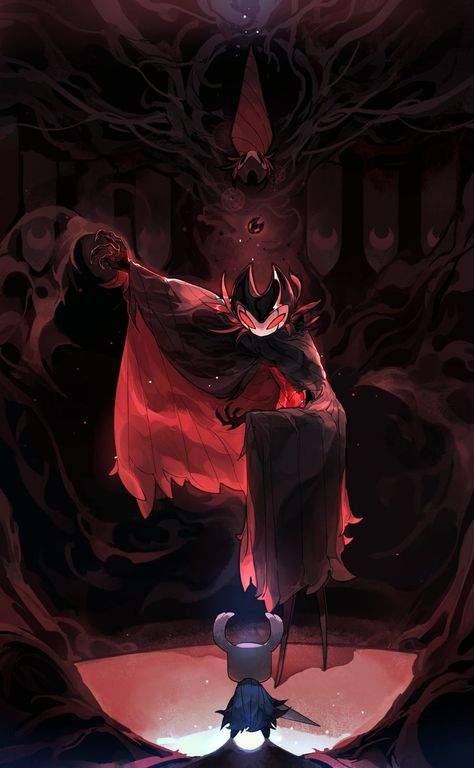 Hollow Knight Grimm, Team Cherry, Hollow Night, Hollow Art, Knight Art, Video Game Art, Dark Souls, Indie Games, Grimm