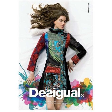 Desigual Ad Campaign Fall/Winter 2009 Shot #4 ❤ liked on Polyvore Desigual Coat, Quilting Clothes, Winter Coat Trends, Look Hippie Chic, Wool Jackets, Boho Styl, Mode Kimono, Ragamuffin, Quilted Clothes