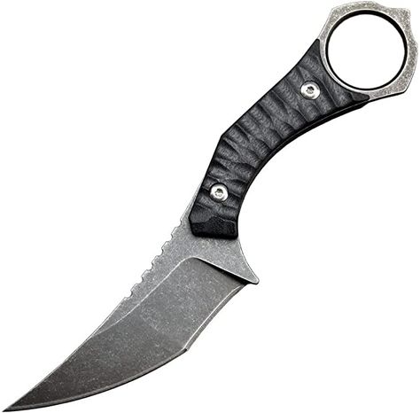 Amazon.com : Gtkii Gtk152 Fixed Blade Knife, D2 Steel Blade G10 Handle EDC Tool Knives with Kydex Sheath, Cool Strong Sharp Karambit Knife for Outdoor Camping Hunting(Silver) : Sports & Outdoors Fixed Blade Edc, Tactical Swords, Tool Knives, D2 Steel, Karambit Knife, Kydex Sheath, Edc Knife, Edc Tools, Kydex