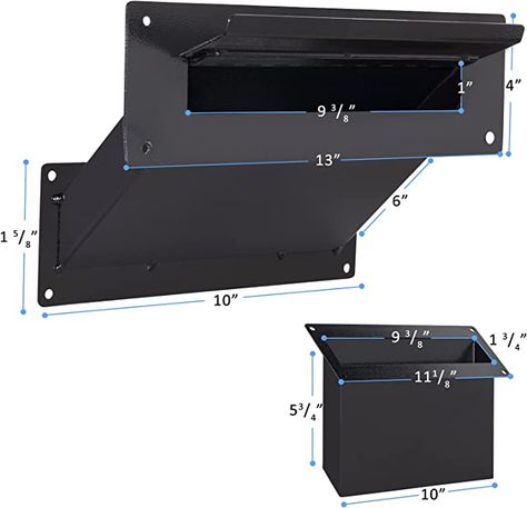 Through The Wall Mail Slot, Mail Slots Wall, Black Entry Doors, Mail Slots, House Addition, Mail Slot, Parcel Box, Bay House, Home Additions