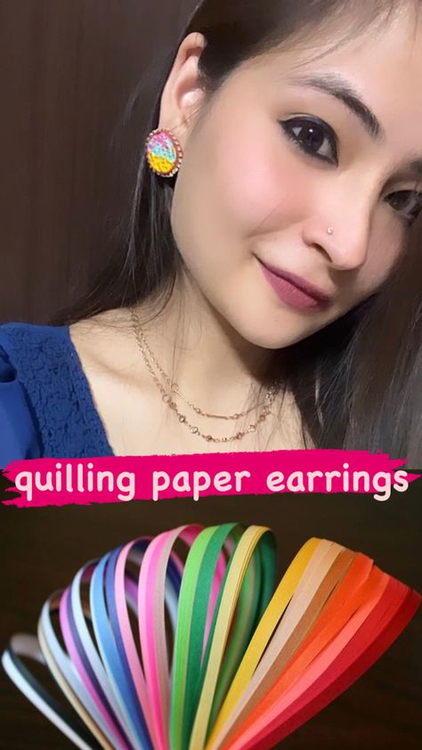 quilling paper earrings 😍|| quilling paper art Earrings Quilling, Quilling Paper Art, Paper Quilling Earrings, Quilling Earrings, Paper Earrings, Quilling Paper, Paper Quilling, Paper Art, The Creator