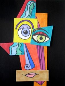 C R E A T E: Cubism Self-Portraits | Arts For Life Arts For Life Cubism Art Lesson, Cubist Artists, Cubist Portraits, Picasso Cubism, Self Portrait Art, Cubist Art, Cubism Art, Modern Portraits, Picasso Art