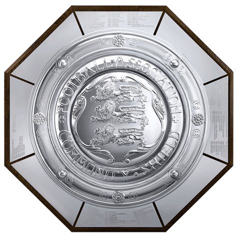 The Football Association Community Shield (formerly the Charity Shield) is English football's annual match contested between the champions of the previous Premier League season and the holders of the FA Cup at Wembley Stadium. Fa Cup Trophy, Fa Community Shield, Red Bull Drinks, England Fa, Football Trophies, Community Shield, Football Awards, Trophy Design, Man Of The Match