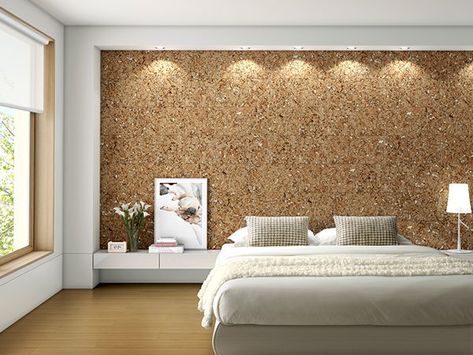 Modern cork interior design - Little Piece Of Me Alternatives To Drywall, Cork Wallpaper, Cork Tiles, Cork Wall, Kamikaze, Creative Living, Suspension Lamp, Interior Trend, Home Decor Trends