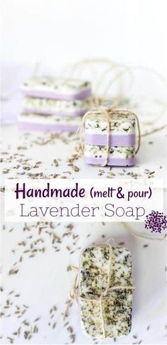 Handmade Lavender Soap, Diy Soap Bars, Easy Soap Recipes, Soap Melt And Pour, Săpunuri Handmade, Handmade Soap Recipes, Melt And Pour Soap, Soap Making Recipes, Diy Kosmetik