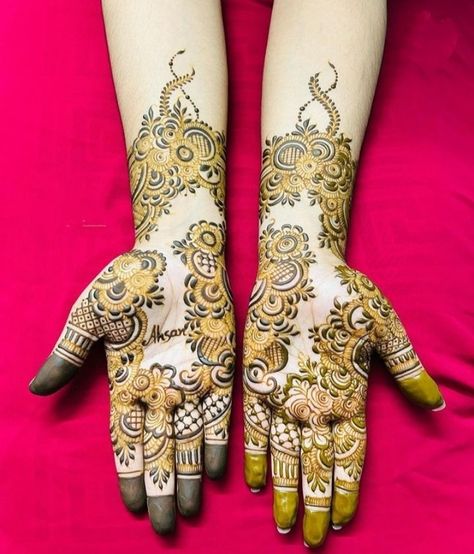 Henna Making, Party Henna, Mehandhi Designs, Simple Mehendi, Mehedi Design, Mahendi Designs, Front Mehndi Design, Khafif Mehndi Design, Floral Henna Designs