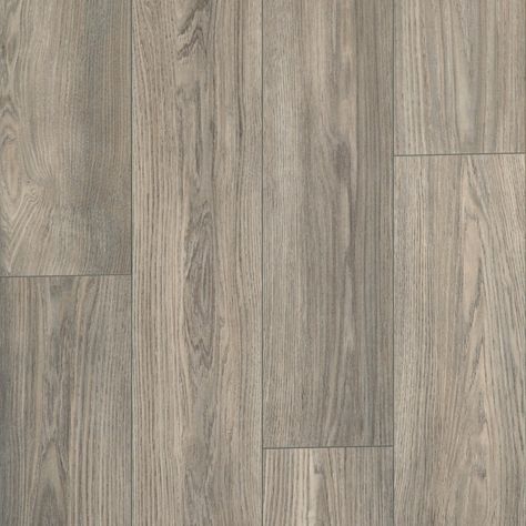 HydroShield | Charlestown Greige Water-Resistant Laminate, 10 mm, Grey - Floor & Decor Greige Flooring Wood Kitchen, Greige Flooring Wood, Gray Wood Floors, Flooring Upstairs, White And Black Kitchen, Mcgee Kitchen, Lakehouse Ideas, Kitchen 2022, Grey Floor