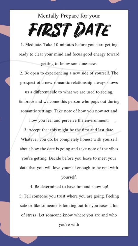 It’s a 5 step first date preparation guide for your first date. First Date Affirmation, Date Night Questions, First Date Questions, Relationship Vision Board, First Date Rules, Text Conversation Starters, First Date Tips, Healthy Relationship Tips, Dating Coach