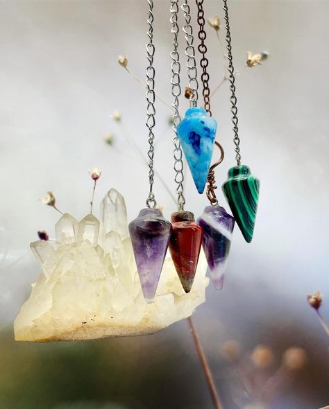 Crystal Pendulums 💎💎💎 Unlock answers and understanding with Crystal Pendulums. These powerful healing tools use your body’s own energy to provide insights and make decisions. With the help of your spirit guides, gain clarity on your chakras and situations. Ask simple or complex questions and receive clear, unbiased responses. . https://conniescrystals.com.au . . . #supportsmallbusiness #conniescrystals #australianmade #pendulum #crystalpendulum #amethystpendulum #healingenergy #healin... Amethyst Pendulum, Crystal Pendulum, Turquoise Crystal, Heart Gemstone, Moonstone Necklace, Anklet Bracelet, Blue Agate, Spirit Guides, Crystal Points