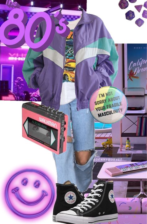 80a Theme Outfit, 80s Look Outfits, 80s Bachelorette Party, 80s Neon Outfit, 80s Outfits Women, Arcade Fashion, 80s Theme Party Outfits, 80’s Outfits, 80s Inspired Fashion