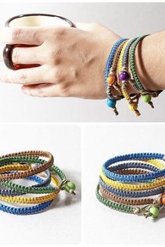 Hemp Bracelet Diy, Cord Bracelet Diy, Cotton Cord Bracelet, Wax Cord Bracelet, Hemp Bracelet, Hemp Jewelry, Hemp Bracelets, Cord Jewelry, Macrame Bracelet