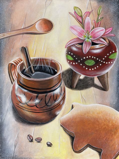 Mexican Gallery Wall, Mexican Style Painting, Mexican Coffee Bar Ideas, Mexican Cactus Art, Mexican Heritage Art, Mexican Food Art, Mexican Art Prints, Mexican Art Traditional, Mexican Paintings Ideas