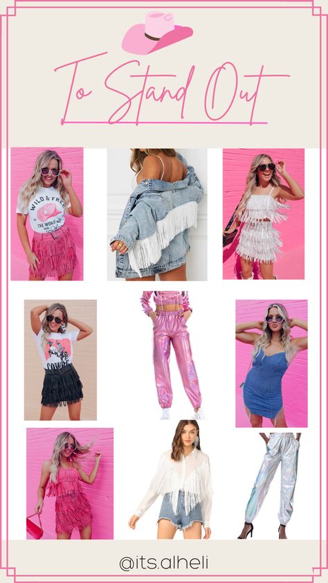 Glam Cowgirl Outfit Pink, Diy Disco Cowgirl Outfit, Cowgirl Disco Party Outfit, Disco Cowgirl Outfit Winter, Disco Cowgirl Plus Size Outfit, Cosmic Cowgirl Birthday Party, Disco Cowgirl Dress, 21st Birthday Ideas Disco Cowgirl, Space Cowgirl Bachelorette Party Outfit