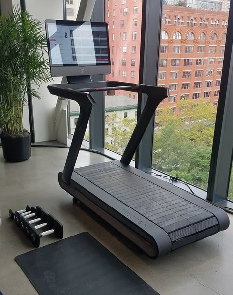 Peloton Treadmill, Peloton Home Gym, No Excuses Quotes, Peloton Tread, Excuses Quotes, Gym Room At Home, Healthy Workout, Smart Home Design, Gym Room