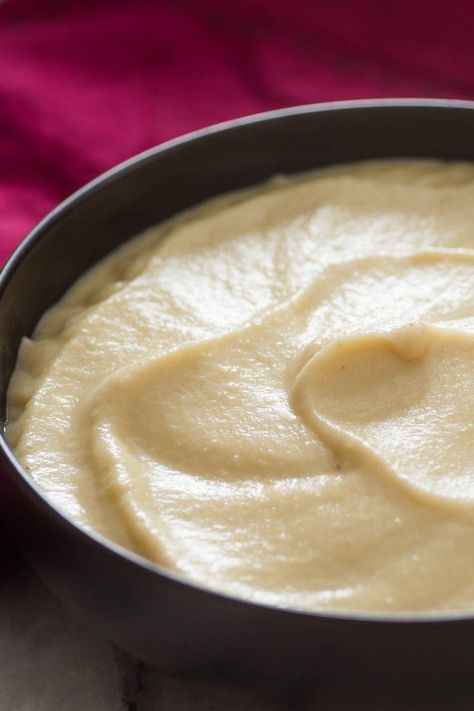 Smooth and Silky Cauliflower Purée Recipe | This clean and simple cauliflower purée is made by simmering and then puréeing cauliflower and aromatics in a liquid, like cream or chicken stock. #vegetarian #vegetarianrecipes #vegetarianinspiration #seriouseats #recipes Easy Chicken Leg Recipes, Dinner Ideas Easy Chicken, Dinner Recipes Air Fryer, Cauliflower Purée, Meatballs Chicken, Pureed Food, Fall Eats, Recipes Air Fryer, Chicken Leg Recipes