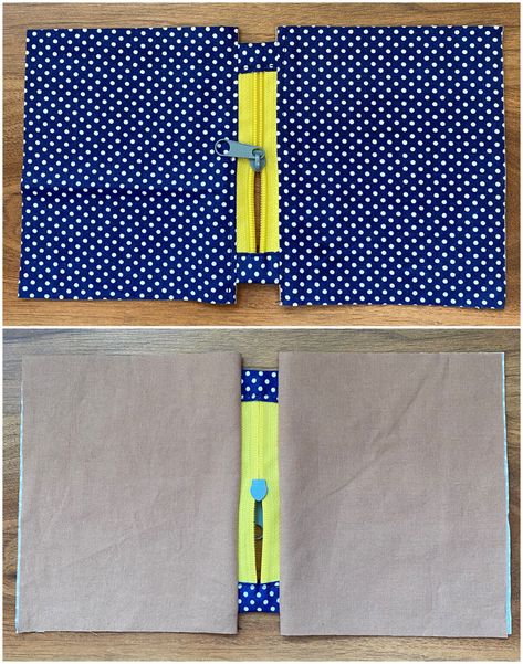 Easy Zipper Pouch Pattern, How To Make Zippered Pouches, How To Make A Zippered Pouch, Diy Small Zipper Pouch, Small Zippered Pouch, How To Sew A Lined Zipper Pouch, Diy Mini Zipper Pouch, Sewing Projects Pouch, Simple Zipper Pouch Pattern