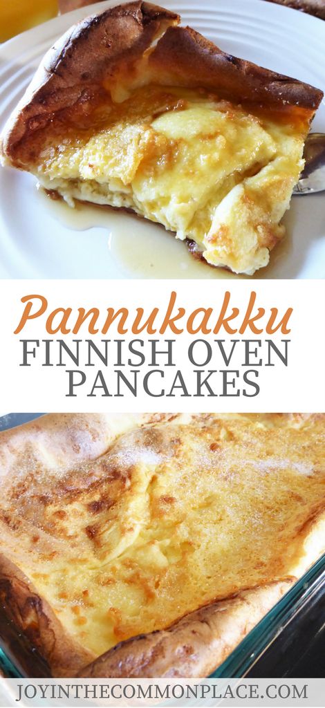 Pannukakku Finnish Oven Pancakes Panukaku Recipe, Panukkaku Recipe, Pannakukan Recipe, Finnish Pancakes, Finnish Food, Nordic Food, Oven Pancakes, Finnish Recipes, Norwegian Food