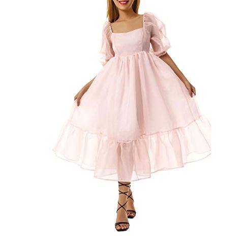 Snugzmeow's Amazon Page Fairy Dresses For Women, Disneyland Dress, Tulle Princess Dress, Black Tulle Dress, Poofy Dress, Tulle Mini Dress, Puffy Dresses, Bubble Dress, Flounced Dress