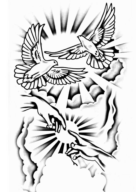 Mens Tattoo Stencils Arm, Pisces Tattoo Stencil, Crucifix Tattoo Stencil, Chest Tattoo Stencil Men, Dove With Sun Rays Tattoo, Religous Tattoo Stencil, Jesus Tattoo Stencil, Forearm Tattoo Stencils For Men, Memento Mori Tattoo