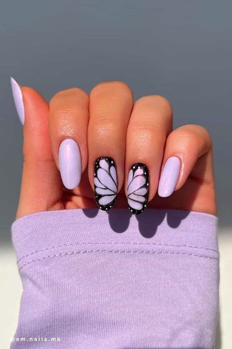 Fashion Nail Art, Butterfly Nail Designs, Green Nail Art, Purple Nail Designs, Green Nail Designs, Butterfly Nail Art, Cute Spring Nails, Blush Nails, Nails Polish