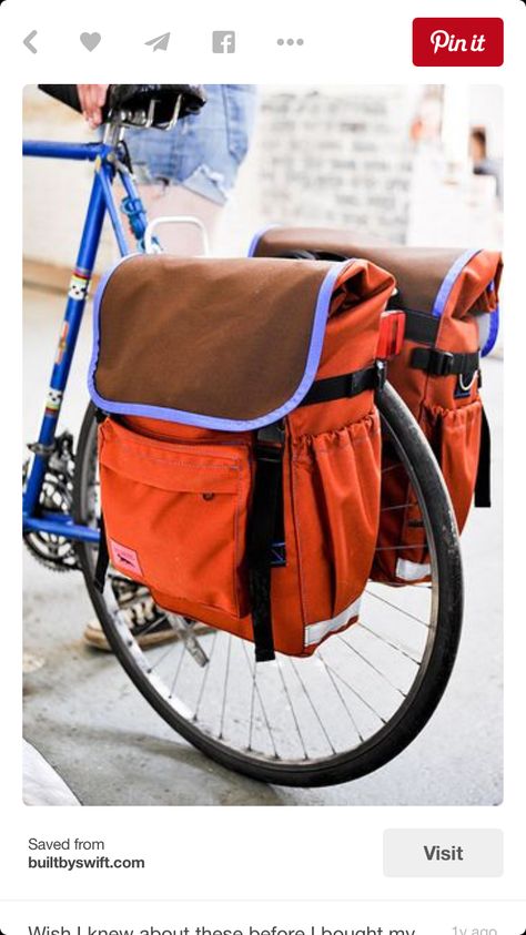 Bike Touring Packing, Bicycle Panniers, Bike Panniers, Biking Backpack, Cycling Bag, Commuter Bicycle, I Want To Ride My Bicycle, Pannier Bag, Bicycle Bag