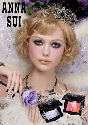 Anna Sui Makeup, 2012 Makeup, Catwalk Makeup, Koleksi Makeup, Swedish Beauty, Frida Gustavsson, Street Style Jewelry, Rose Fairy, Fairy Makeup