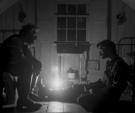 Cinematic Screenshots, The Lighthouse 2019, Cinematography Inspiration, Noir Aesthetic, Robert Eggers, Kare Kare, Lighthouse Keeper, Willem Dafoe, Best Cinematography