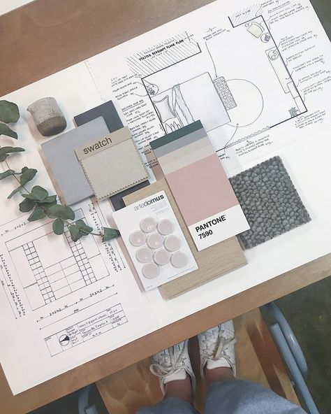 Materials Board, Materials Board Interior Design, Presentation Boards, Mood Board Interior, Interior Design Presentation, Interior Vintage, Material Board, Interior Design Boards, Design Presentation