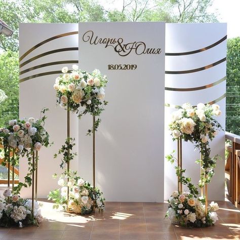 Backdrop Decorations Wedding, Stage Decorations Wedding, Photo Booth Design, Wedding Background Decoration, Lights Wedding Decor, Diy Wedding Backdrop, Wedding Stage Design, Wedding Planning Decor, Wedding Backdrop Design